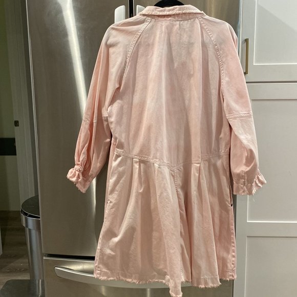 We the Free Hannah Dress, soft Pink Size L - Picture 7 of 7